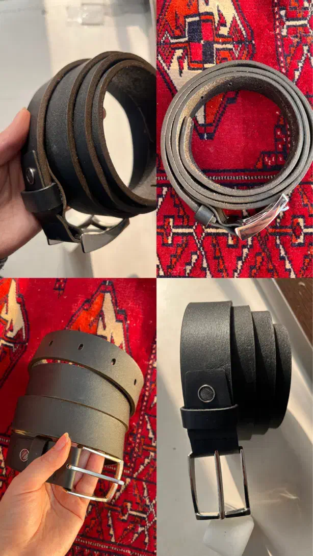 کمربند چرم گاومیش|کیف، کفش، کمربند|گنبد کاووس, |دیوار