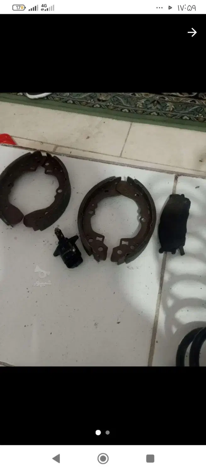 لنت ترمز عقب تیبا کوییک ساینا مارکvcl|قطعات یدکی و لوازم جانبی|شاهرود, |دیوار