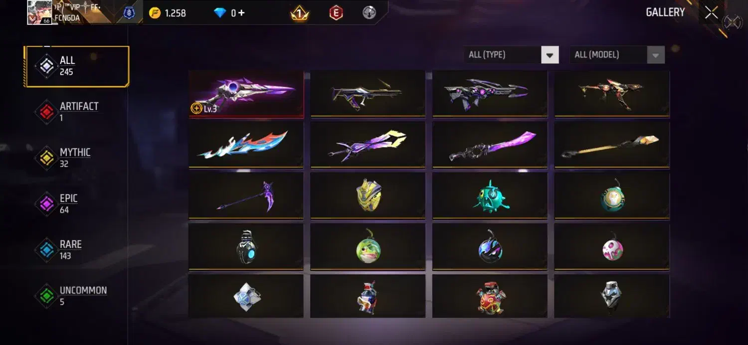 اکانت فری فایر قدیمی|کنسول، بازی ویدئویی و آنلاین|مشهد, هنرور|دیوار