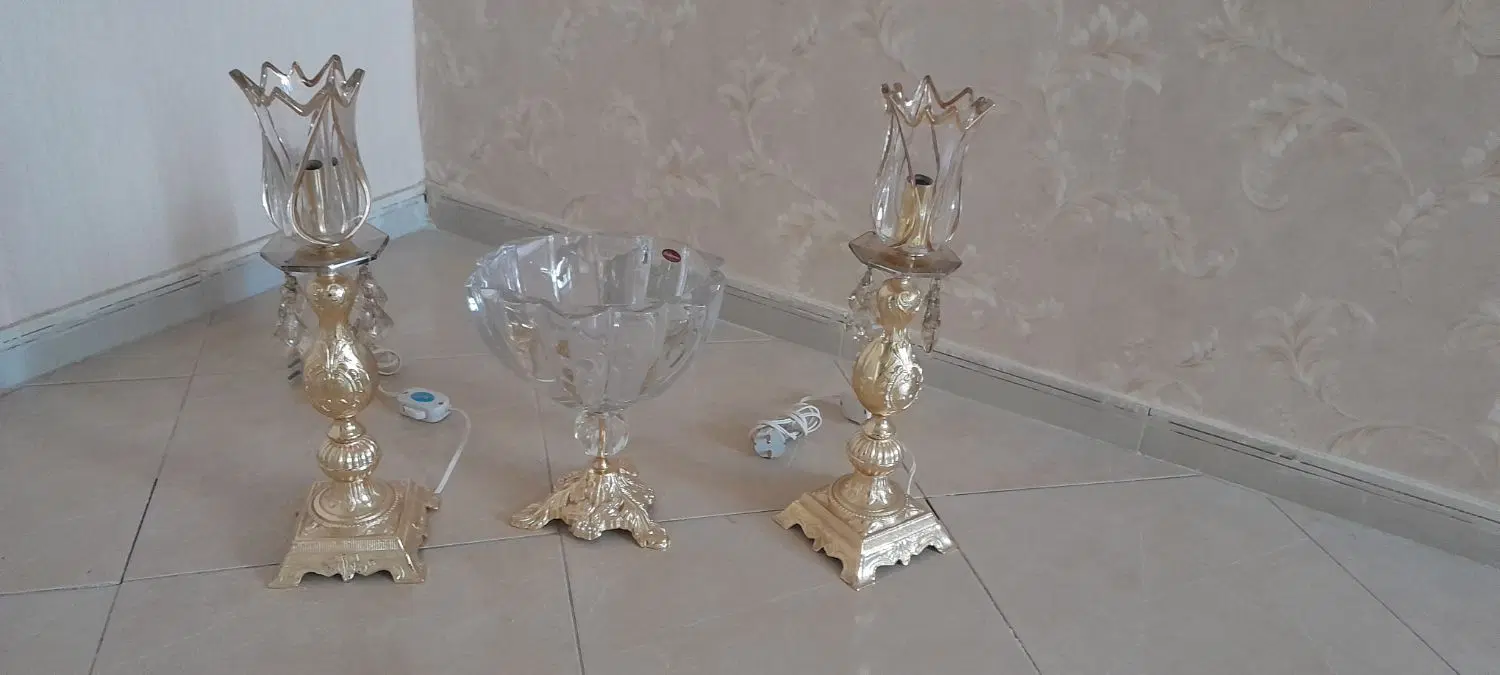 ست رو کنسولی برنجی|ظروف سرو و پذیرایی|تهران, شهرک شهید باقری|دیوار