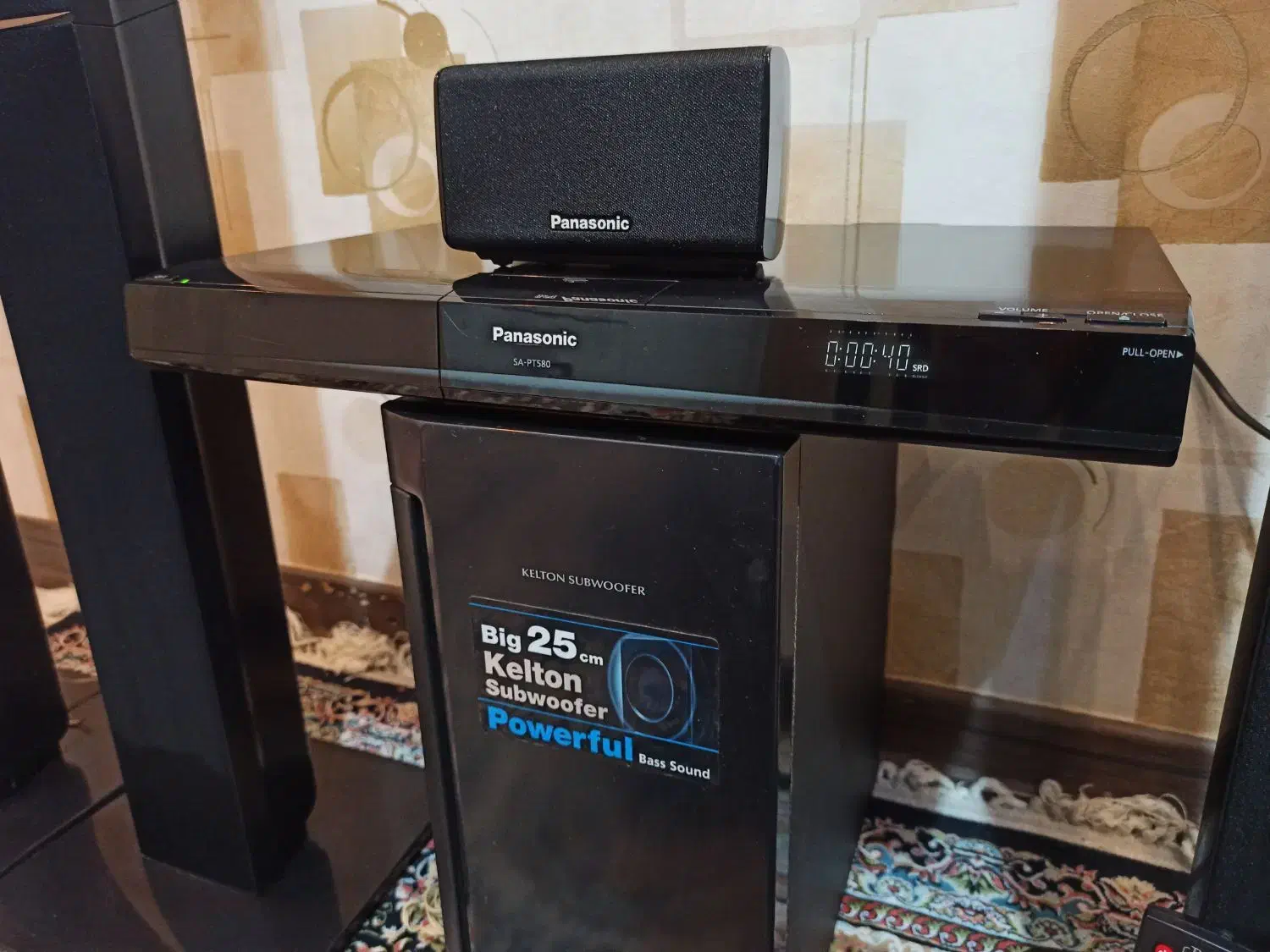 سینماخانگی۷تکه پاناسونیک ژاپن بلوتوثدار 1000W درحد|سیستم صوتی خانگی|کرج, گوهردشت|دیوار