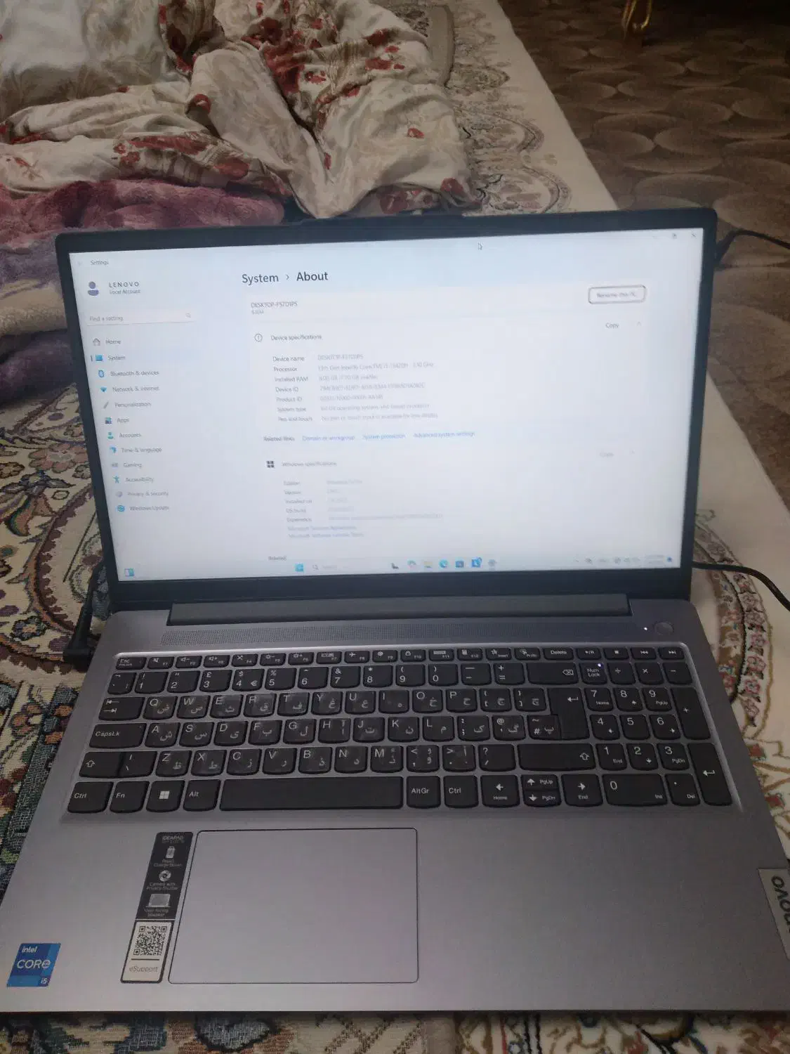 لب تاپ لنوا نسل ۱۳|رایانه همراه|فردیس, شهرک راه آهن|دیوار