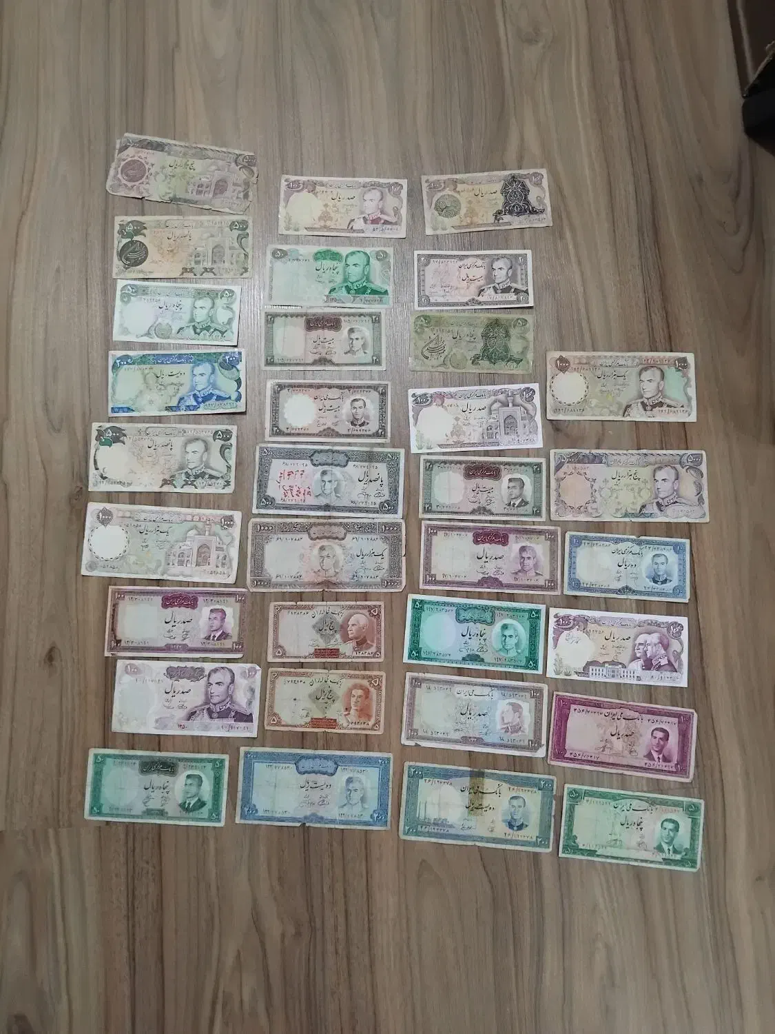 کلکسیون پول شاه بسیار کمیاب|کلکسیون سکه، تمبر، اسکناس|ارومیه, |دیوار