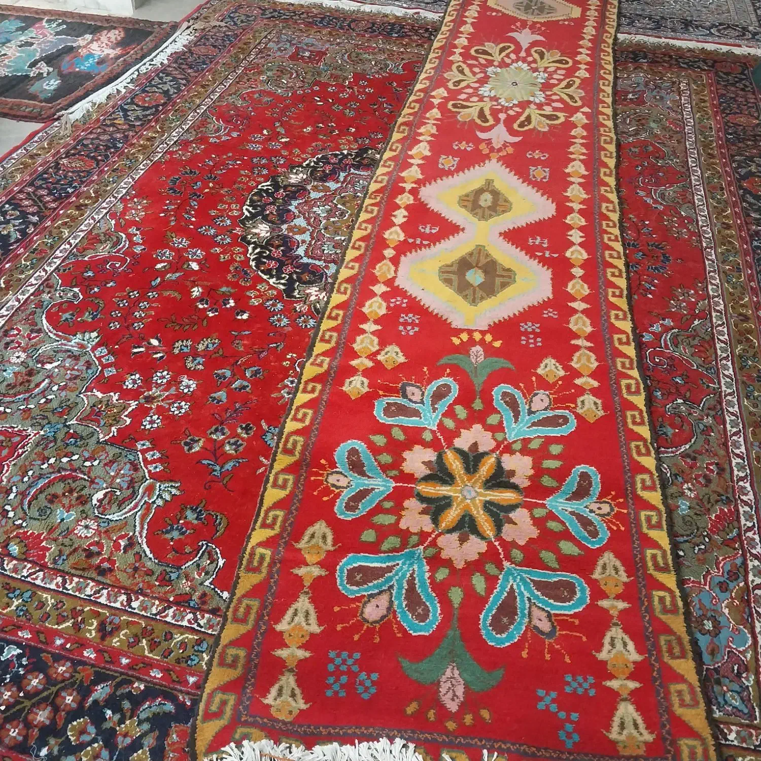 فرش|فرش|اندیکا, |دیوار