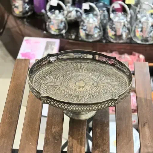 شیرینی خوری آنتیک پیوتر  نو مناسب کادویی با جعبه|ظروف سرو و پذیرایی|مشهد, خواجه ربیع|دیوار