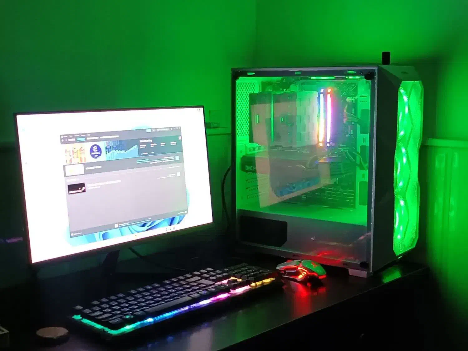 کیس گیمینگ ۳۰ ملیون زیر قیمت|رایانه رومیزی|قم, انصار‌الحسین|دیوار