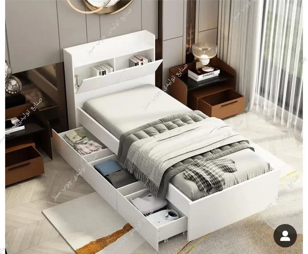 تخت یکنفره دونفره مدل ویدا کد46|تخت و سرویس خواب|همدان, |دیوار