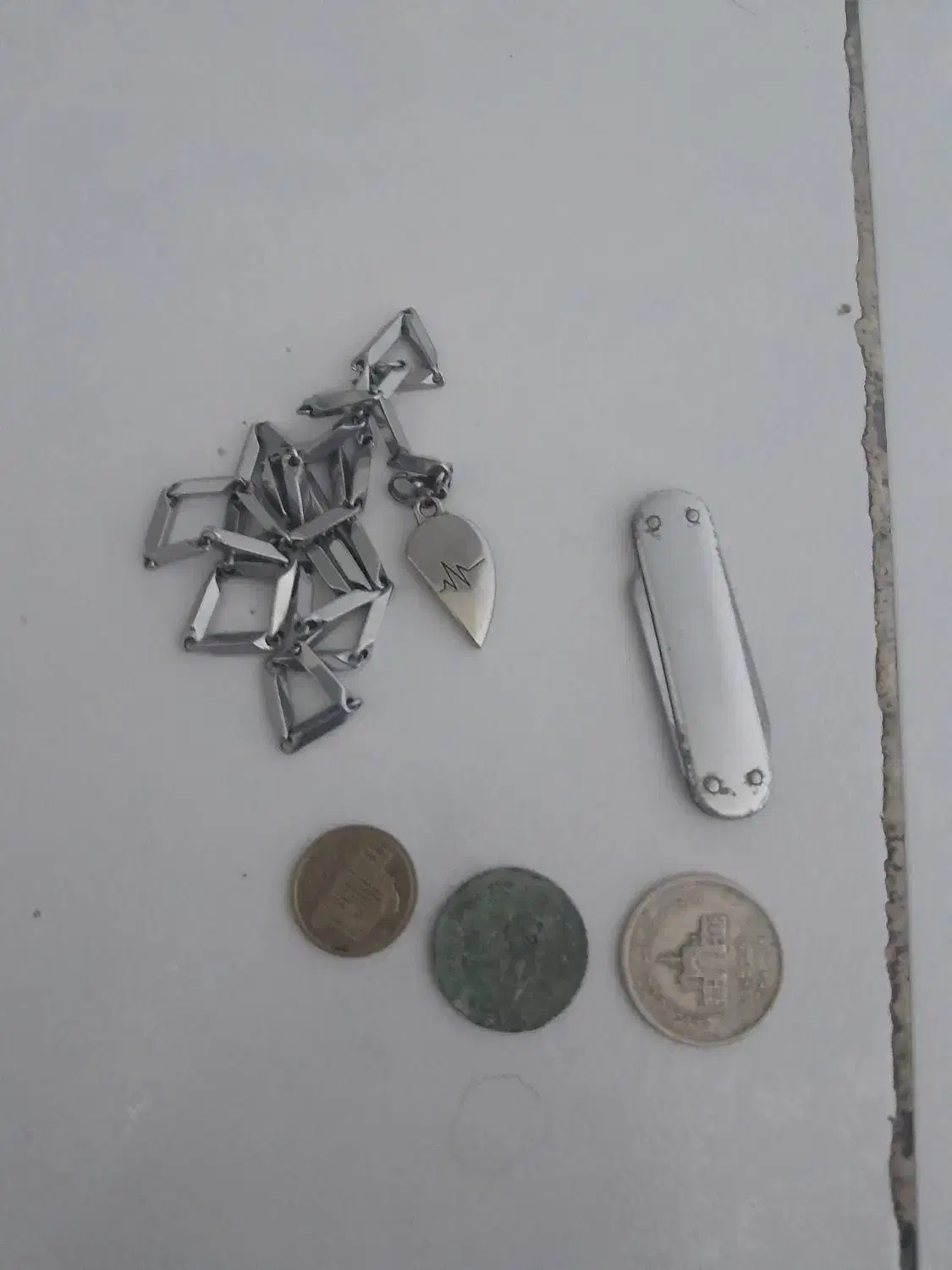 سکه چاقوگردنبدقدیمی|کلکسیون سکه، تمبر، اسکناس|قزوین, |دیوار