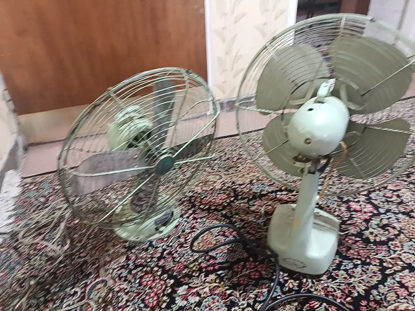 پنکه قدیمی امریکایی و ژاپونی سالم|پنکه و تصفیه‌کنندهٔ هوا|کرمان, |دیوار