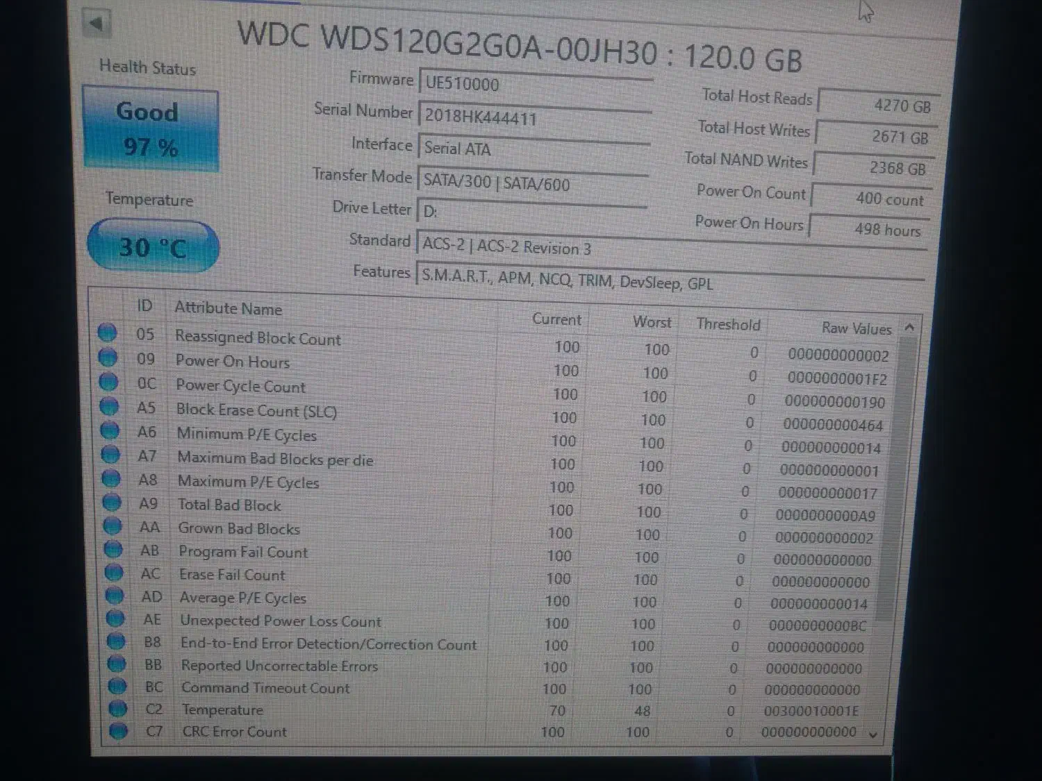 Sata ssd 120gb|قطعات و لوازم جانبی رایانه|پردیس, فاز ۳|دیوار