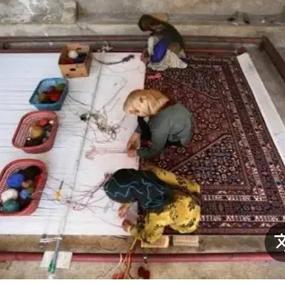 کارگاه گلیم بافی|گلیم، جاجیم، گبه|سیرجان, |دیوار