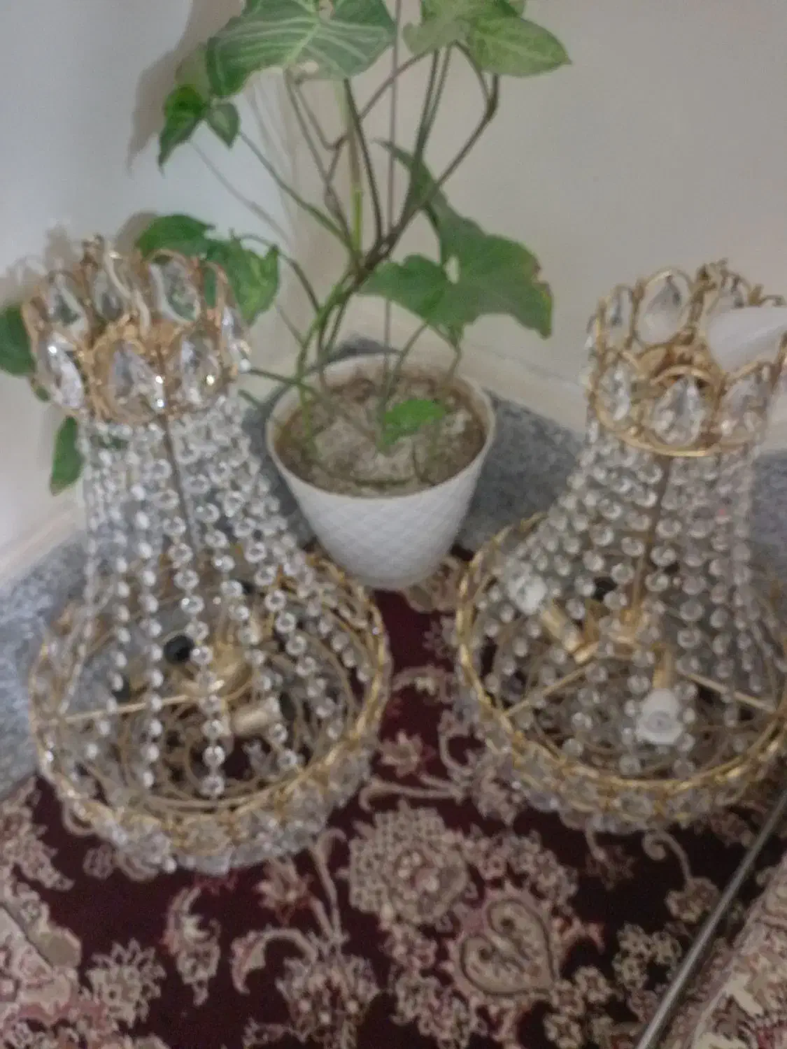 لوستر برنز|لوستر و چراغ آویز|تبریز, |دیوار