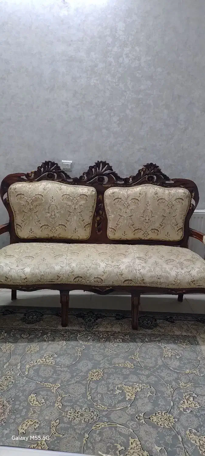 مبل نه نفره تمیز|مبلمان خانگی و میز عسلی|الوند, |دیوار