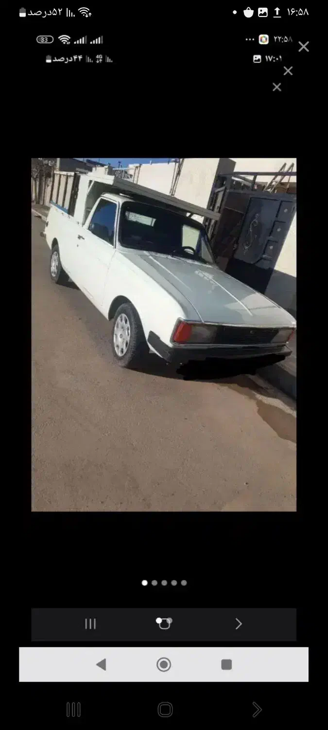 وانت  بدون رنگ شاستی سالم|خودرو سواری و وانت|نیشابور, خط کاشمر|دیوار