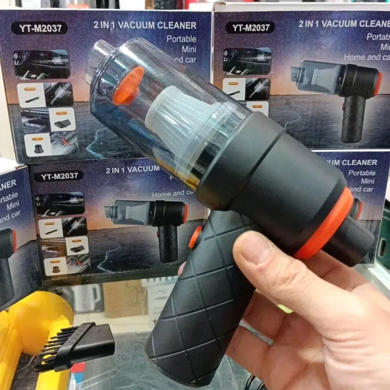 جارو شارژی خودرو دوکاره مکنده و دمنده|قطعات یدکی و لوازم جانبی|خرمآباد, |دیوار