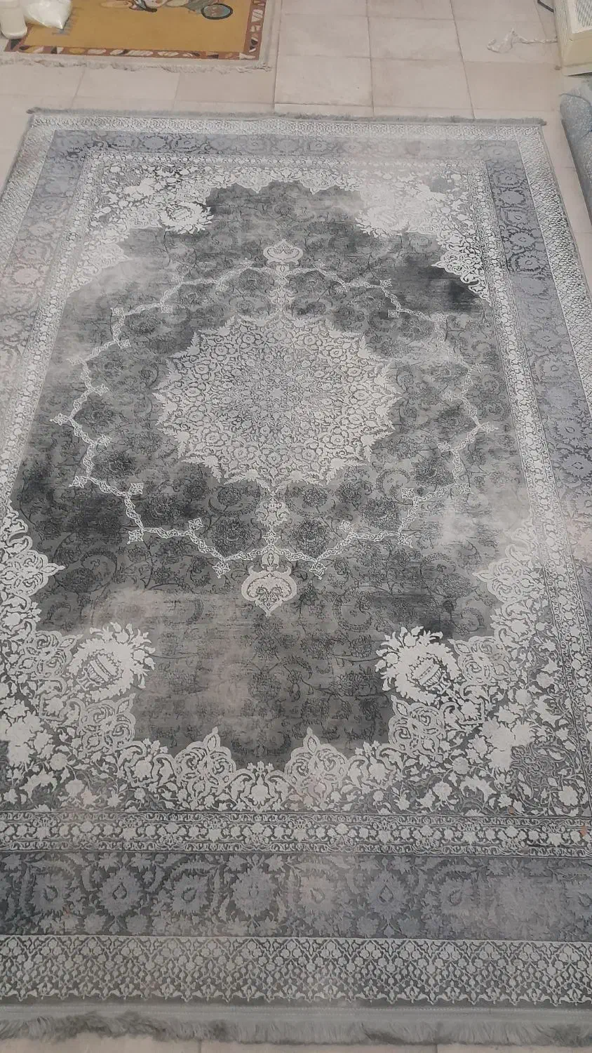 ۴ عدد فرش ۶ متری برجسته در حد نو ۱۲۰۰ شانه طوسی|فرش|رباط‌کریم, الارد|دیوار