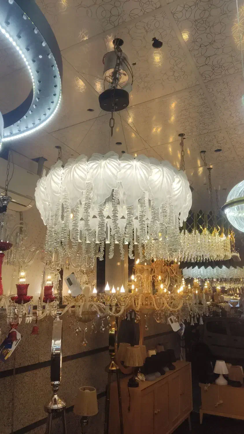 دنیای برنز لوستر الماس|لوستر و چراغ آویز|کوهدشت, |دیوار