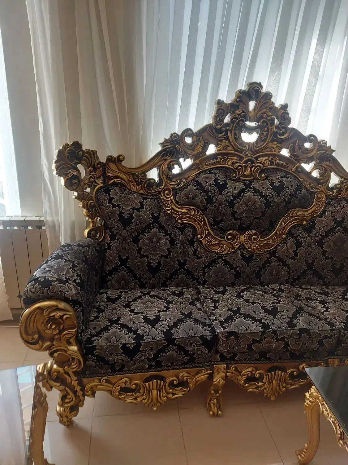 مبل سلطنتی نه نفره|مبلمان خانگی و میز عسلی|سقز, |دیوار