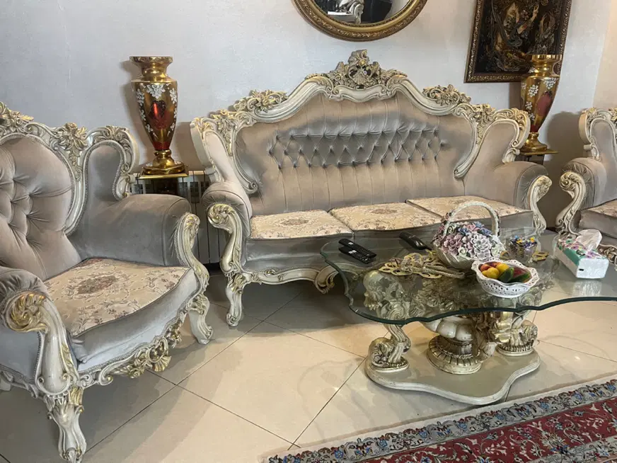 ست مبلمان با ناهارخوری ۸ نفره چوب راش درجه یک|مبلمان خانگی و میز عسلی|تهران, دروازه شمیران|دیوار