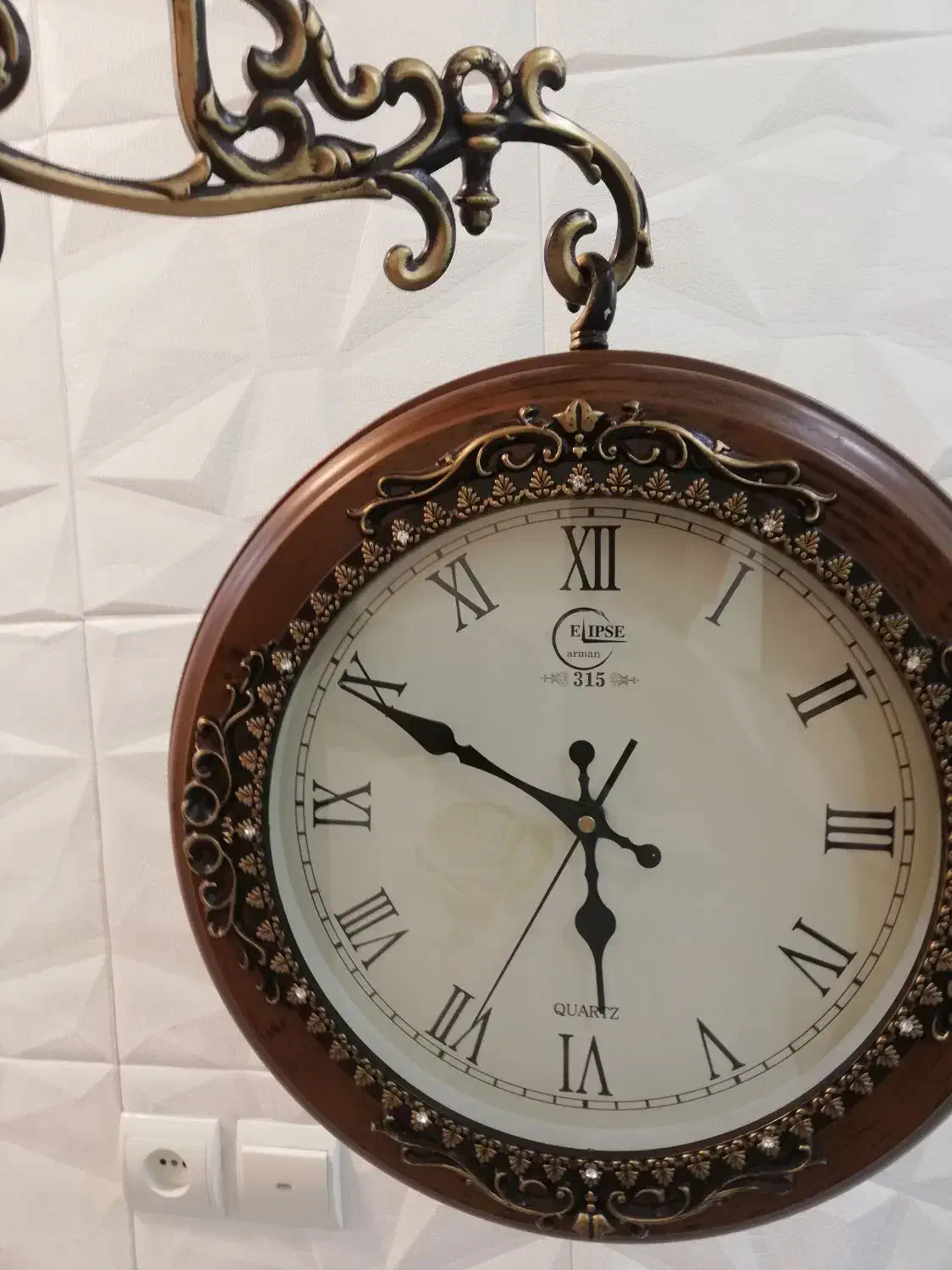 ساعت دو رو|ساعت دیواری و تزئینی|اهواز, کوی باهنر|دیوار