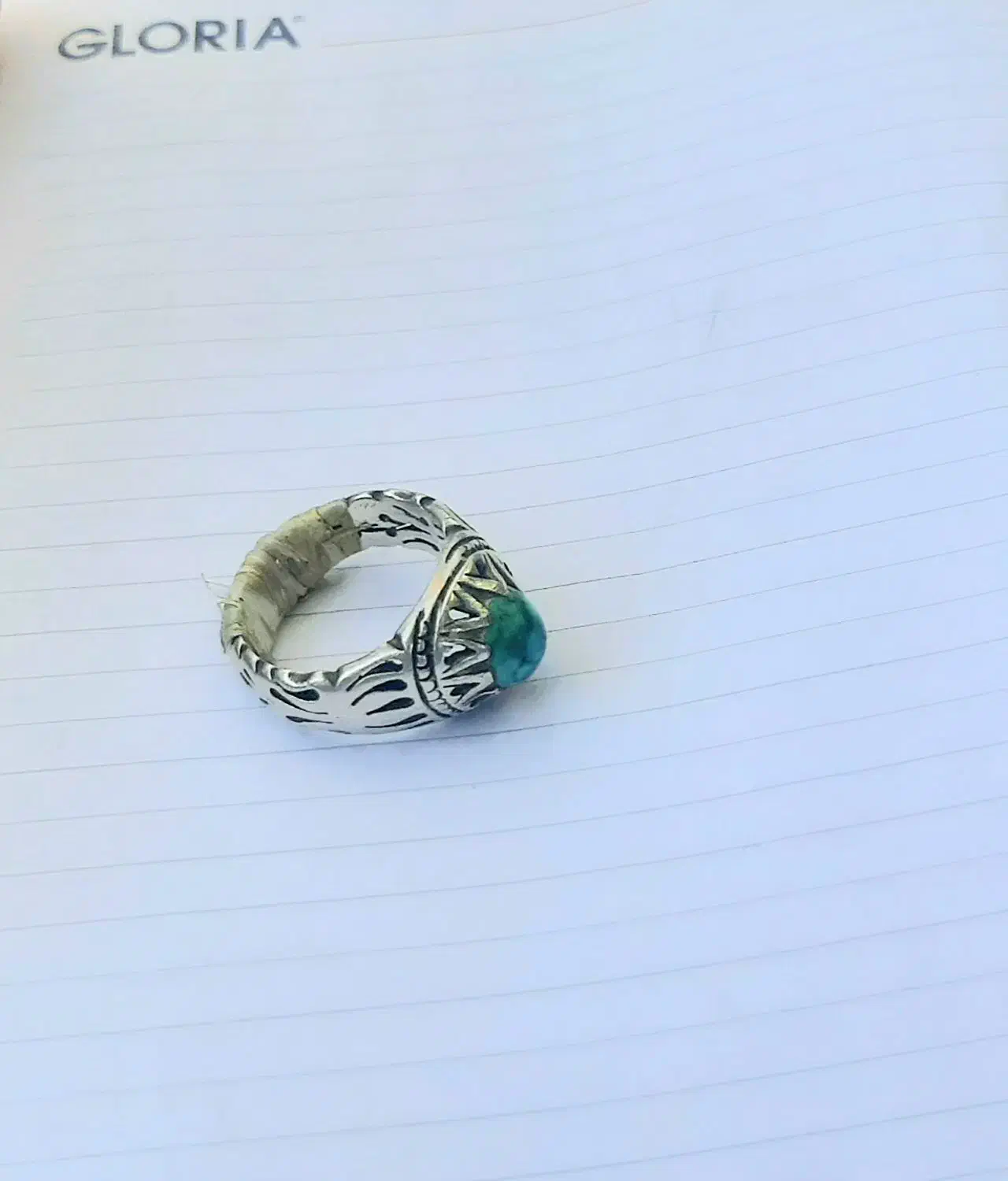 انگشتر نقره نگین فیروزه|جواهرات|بم, |دیوار