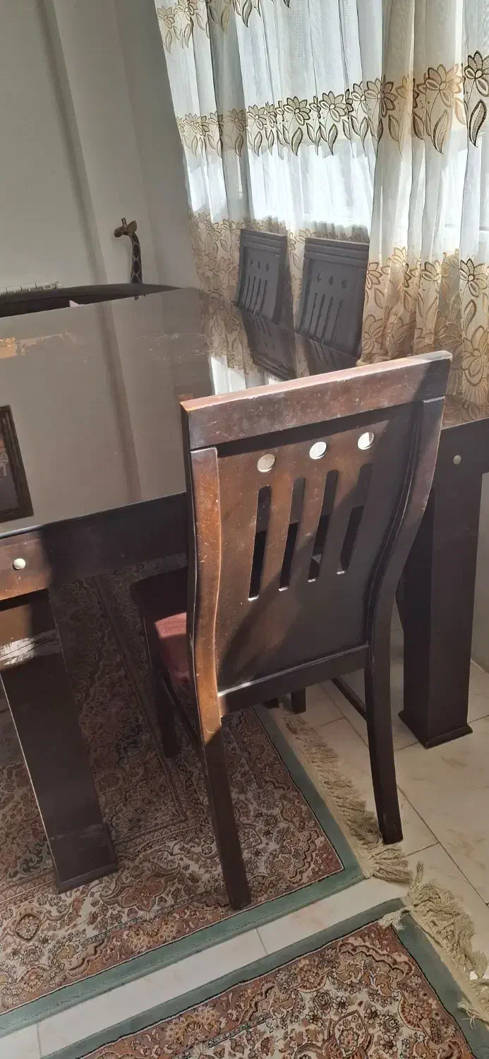 میز نهار خوری 8 نفره + یکدست مبل 7 نفره|میز و صندلی غذاخوری|پردیس, فاز ۸|دیوار