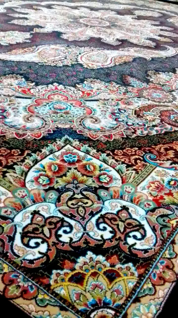 دو عدد فرش 700 شانه درجه یک برازجان|فرش|برازجان, |دیوار