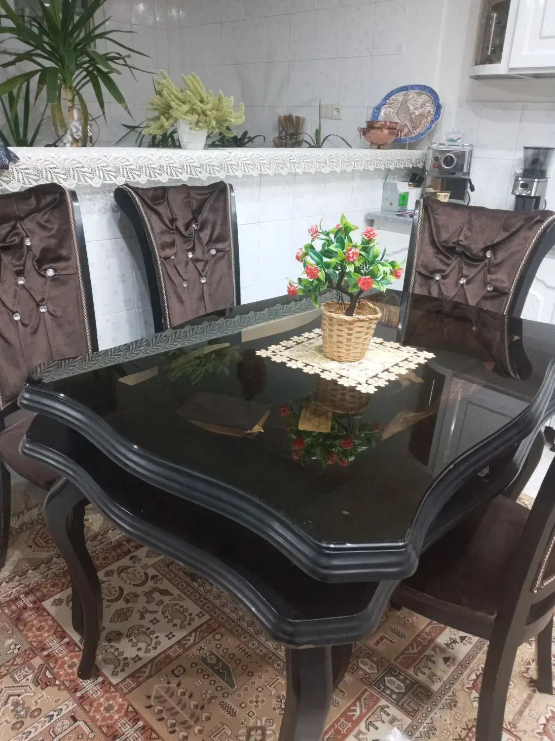 میز ناهارخوری|میز و صندلی غذاخوری|نهاوند, |دیوار