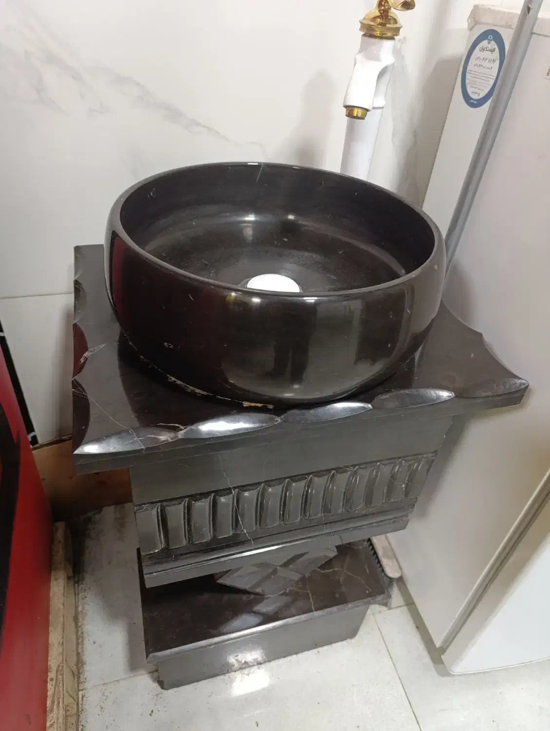 روشویی سنگی|لوازم سرویس بهداشتی|یزد, |دیوار