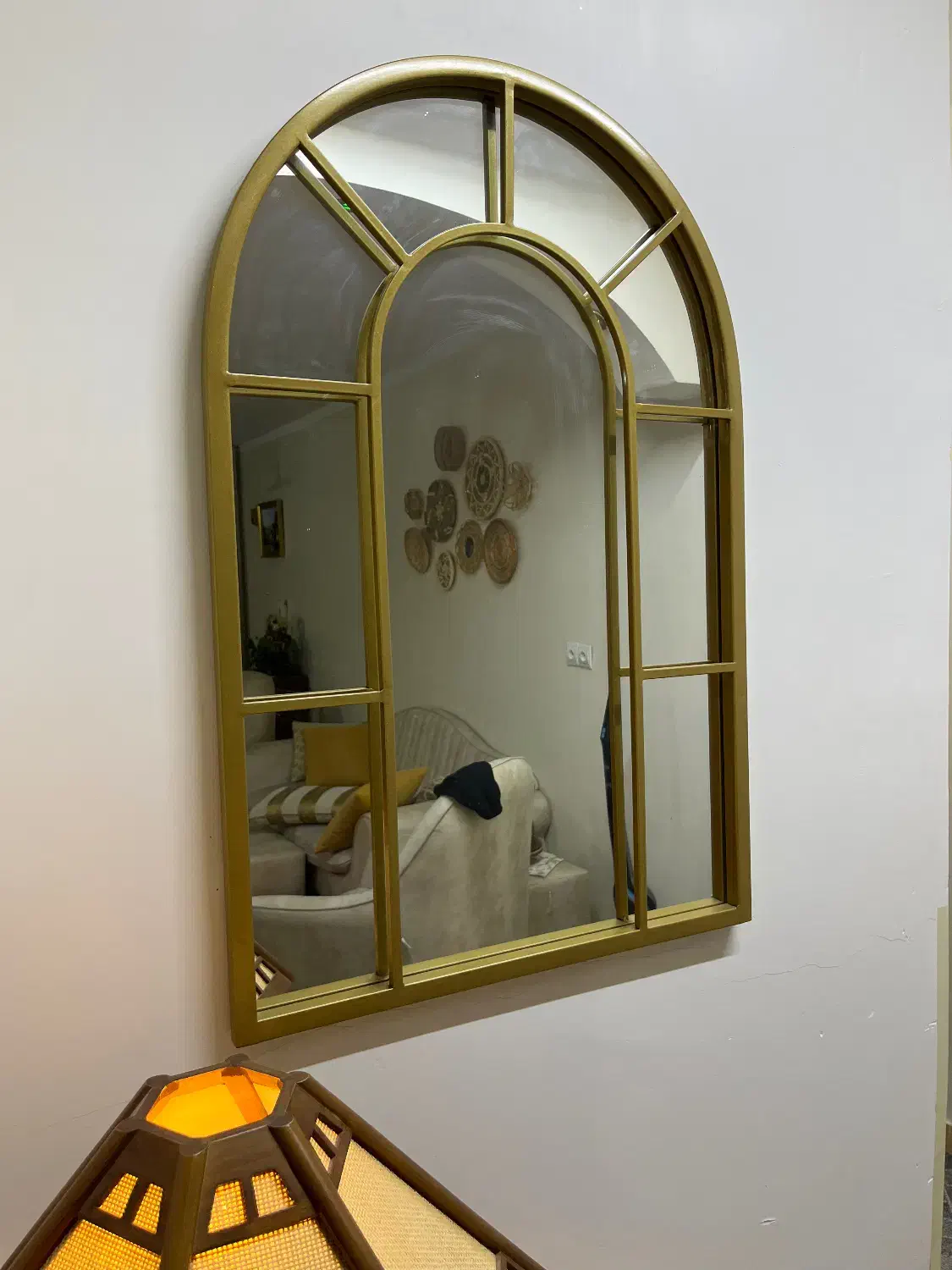 آیینه گنبدی|آینه|امیدیه, |دیوار