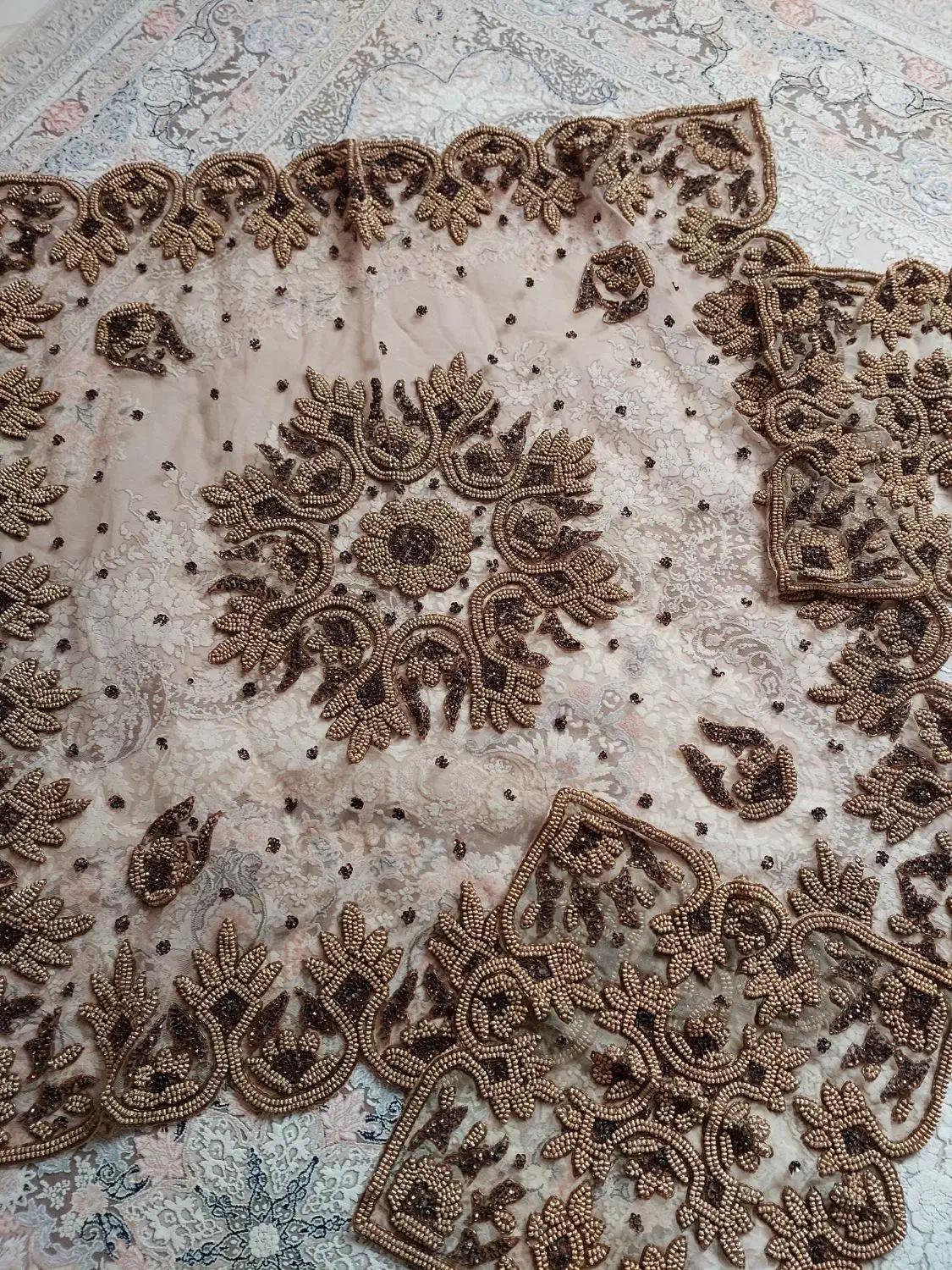 رومیزی چهارتیکه کاملا نو|پرده، رانر، رومیزی|چمستان, |دیوار