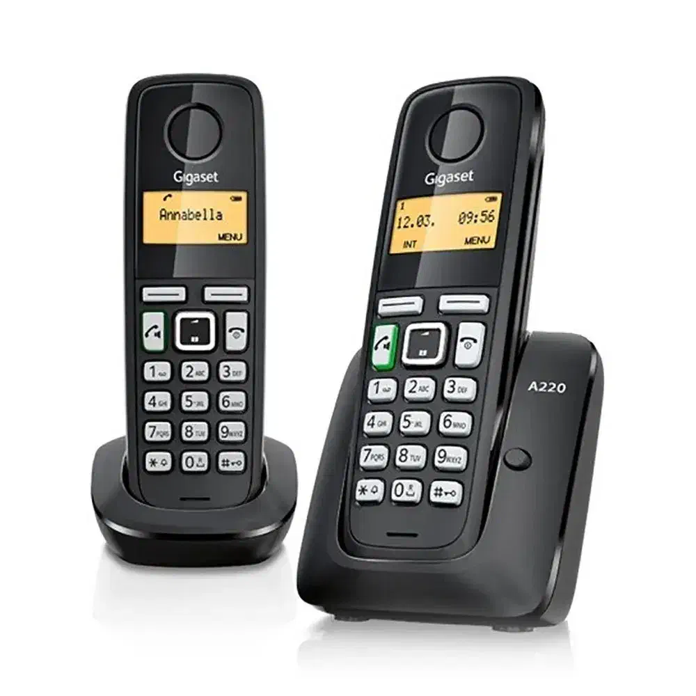 Gigaset گیگاست A220 Duo منشی دار تلفن بی سیم زیمنس|تلفن رومیزی|تهران, سید خندان (جلفا)|دیوار