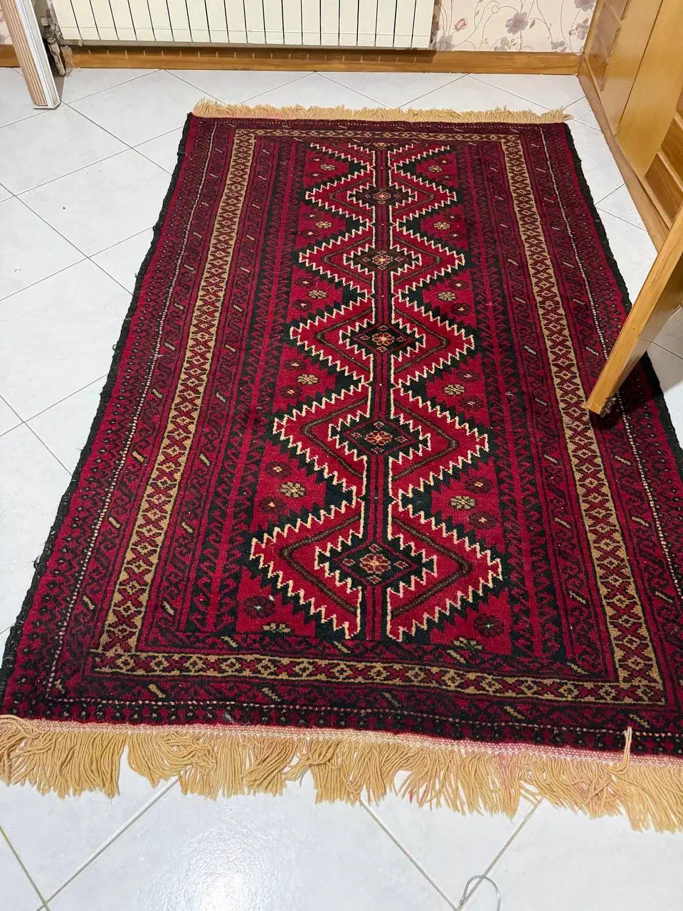 قالیچه تمام پشم  سالم تمیز|فرش|مشهد, طلاب|دیوار