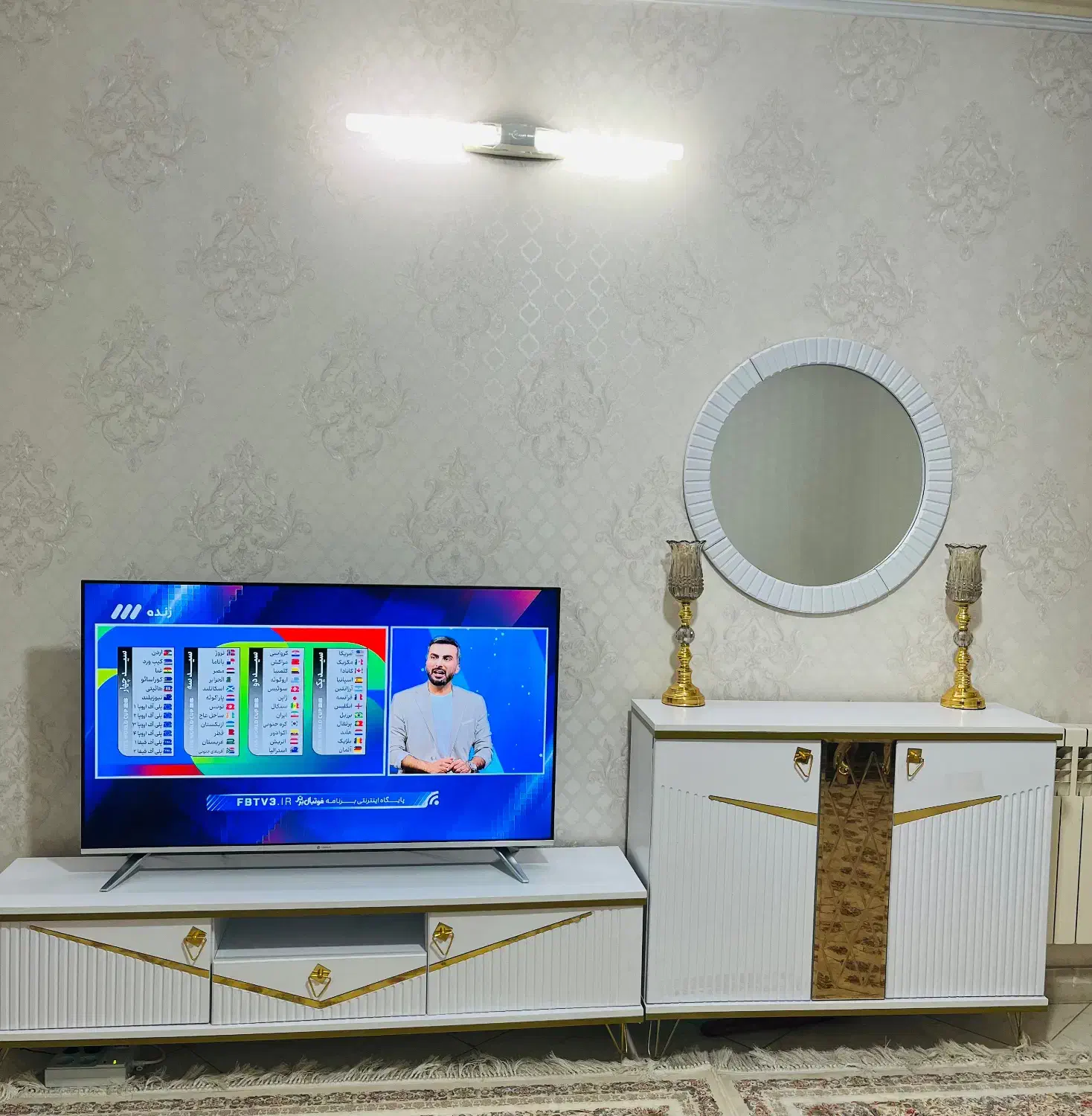 ست کنسول آینه و میز Tv|بوفه، ویترین، کنسول|تهران, مینای شمالی (مخبر)|دیوار