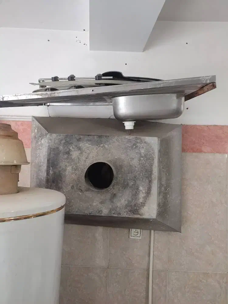 هود و سینک ظرفشویی|هود|مهاباد (آذربایجان غربی), |دیوار