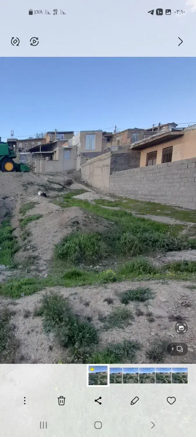 زمین کلنگی برای ساخت وساز|فروش زمین و ملک کلنگی|دینور, |دیوار