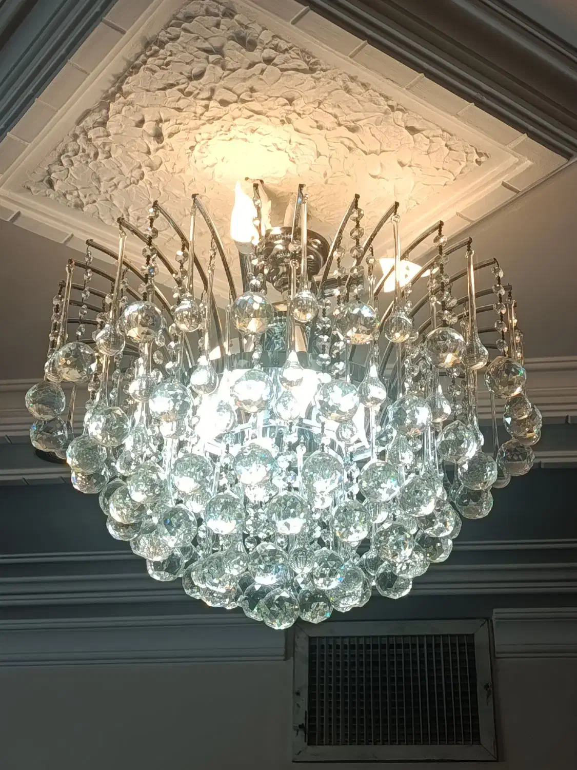 لوستر کرستال|لوستر و چراغ آویز|زاویه, |دیوار