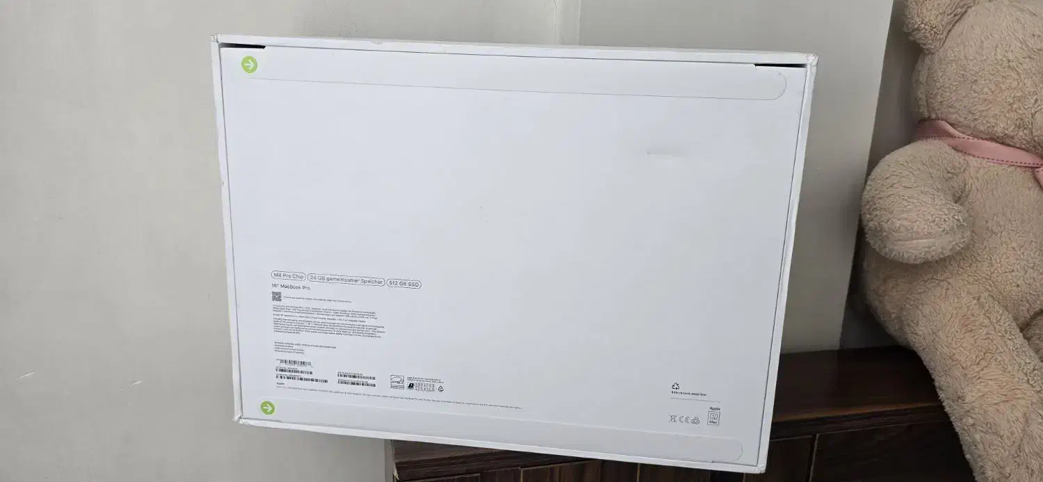 مک بوک PRO M4/16.2inch/512GB SSD/24GB RAM|رایانه همراه|تهران, دانشگاه شریف|دیوار