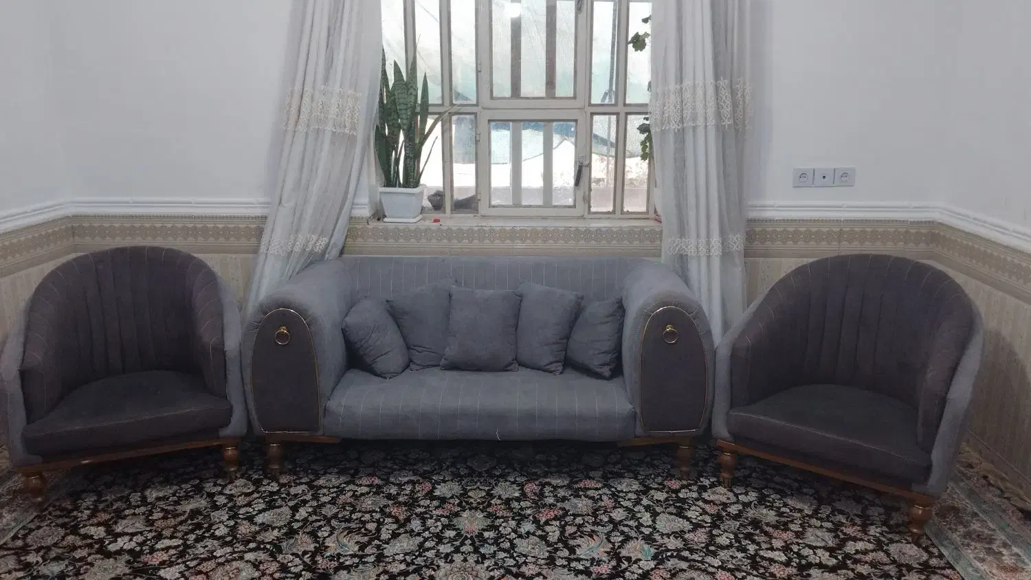 فروش مبل هفت نفره توافقی|مبلمان خانگی و میز عسلی|نورآباد ممسنی, |دیوار