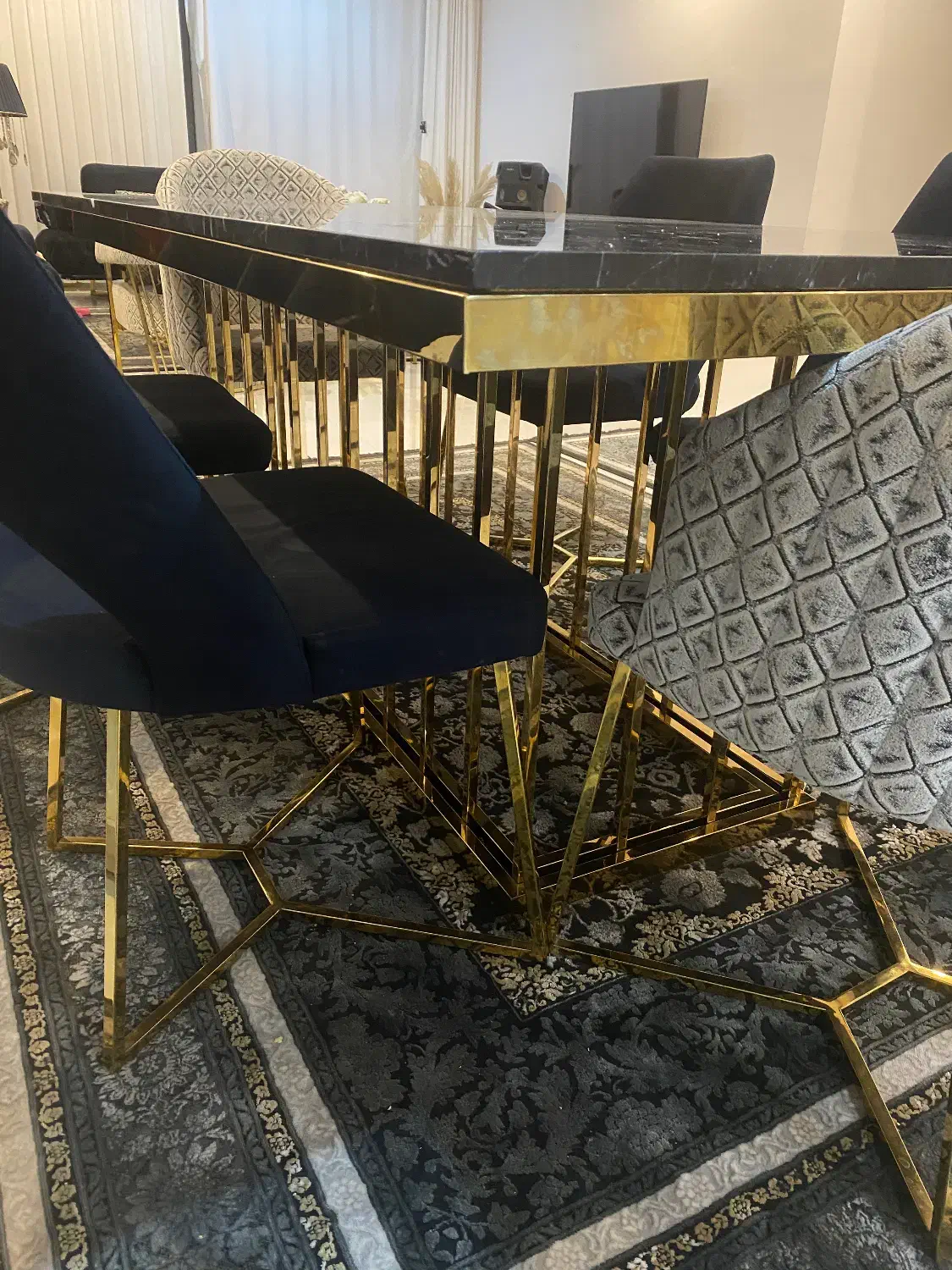 میز نهار خوری استیل وسنگ کار تهران|میز و صندلی غذاخوری|مشهد, چهارچشمه|دیوار