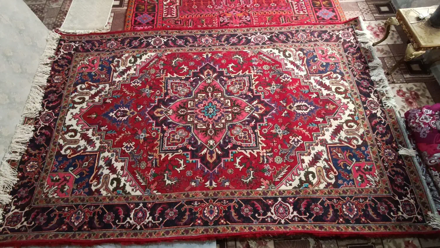 فرش شش متری تازه از دار افتاده|فرش|بستان آباد, |دیوار