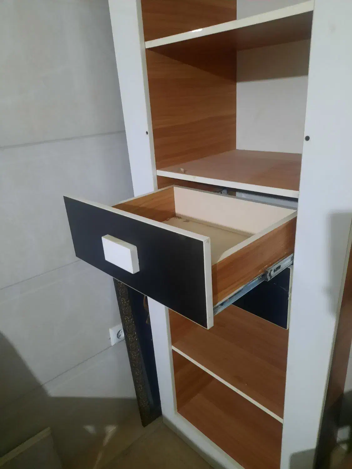 کتابخانه چوبی|کتابخانه، شلف، قفسههای دیواری|کرمانشاه, |دیوار