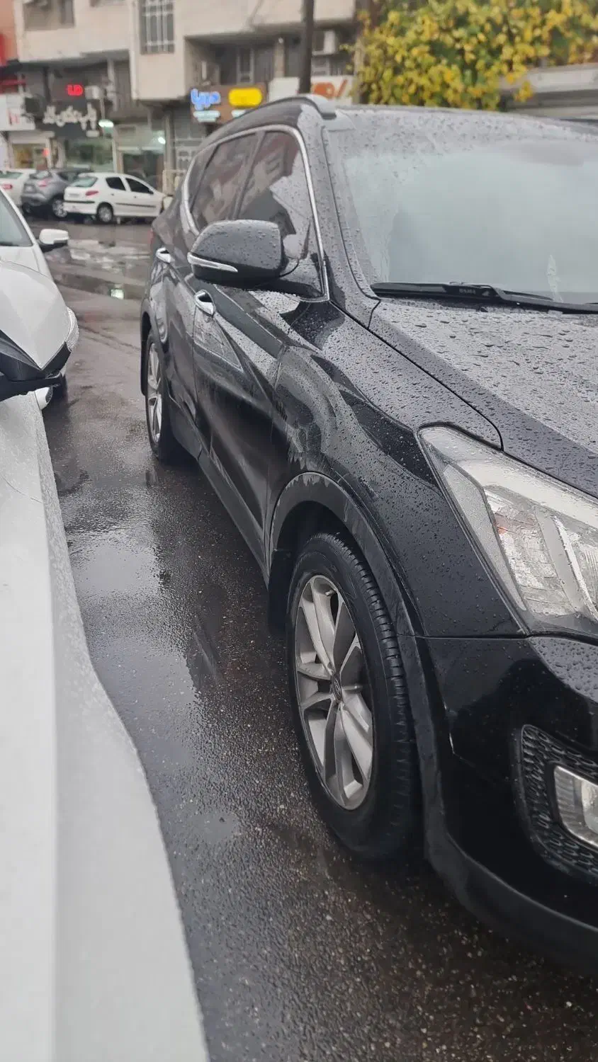 سانتافه ۲۰۱۵ مشکی منطقه ازاد انزلی|خودرو سواری و وانت|رشت, گلباغ نماز|دیوار