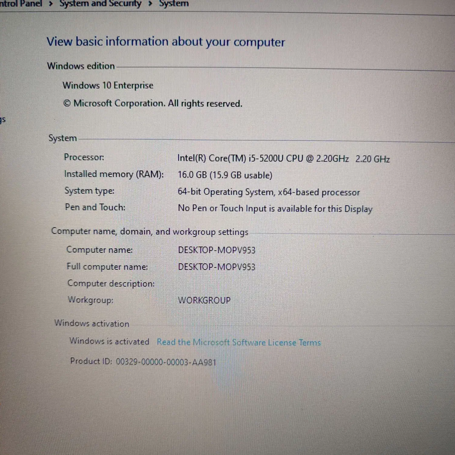 لب تاپ HP HEWLETT-PACKARD|رایانه همراه|اصفهان, آهنگران|دیوار