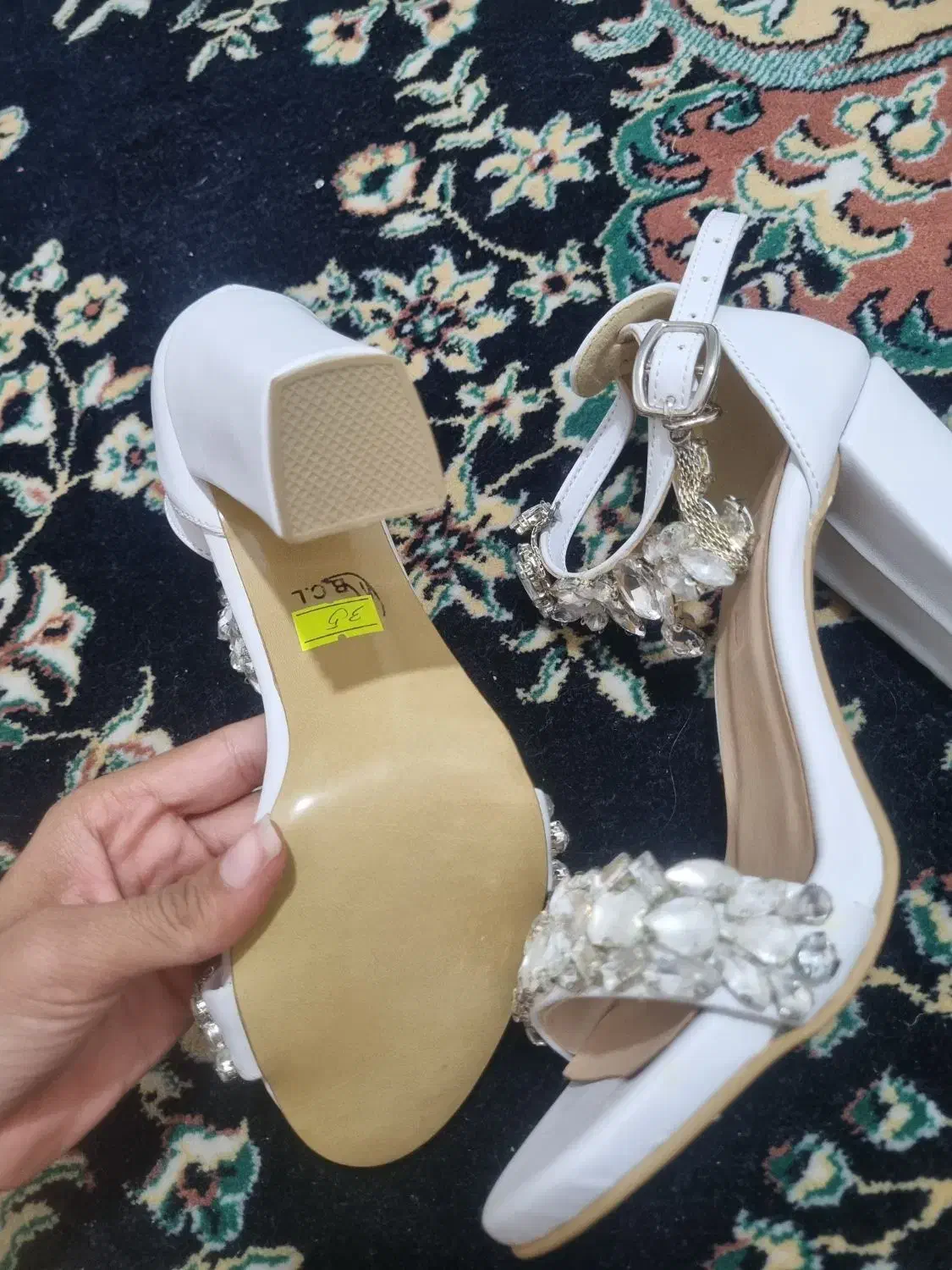 کفش پاشنه بلند عروس|کیف، کفش، کمربند|بندرعباس, |دیوار