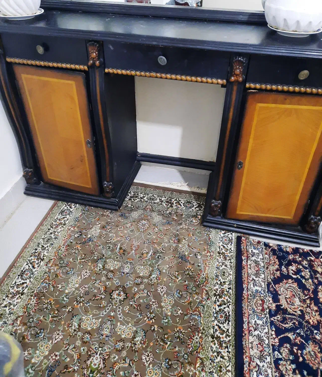 تخت چوبی در حد نو|تخت و سرویس خواب|اردبیل, |دیوار