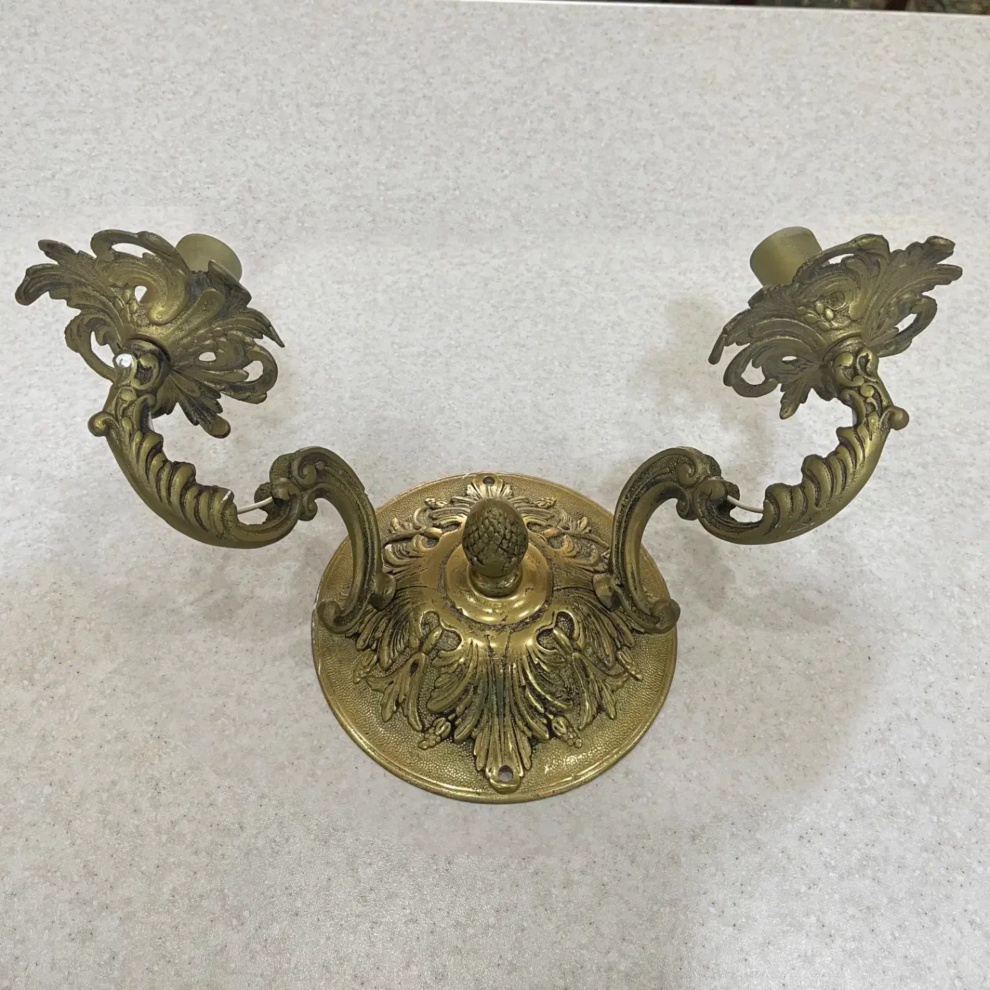 دوعدد لوستر سقفی برنز آنتیک|لوستر و چراغ آویز|تهران, تهران‌ویلا|دیوار