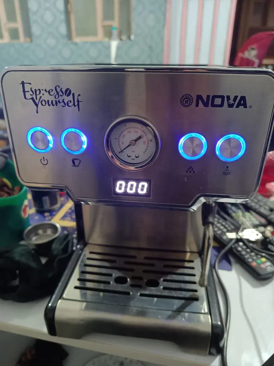 دستگاه اسپرسو ساز nova128 و آسیاب|سماور، چای‌ساز، قهوه‌ساز|خرم‌آباد, |دیوار