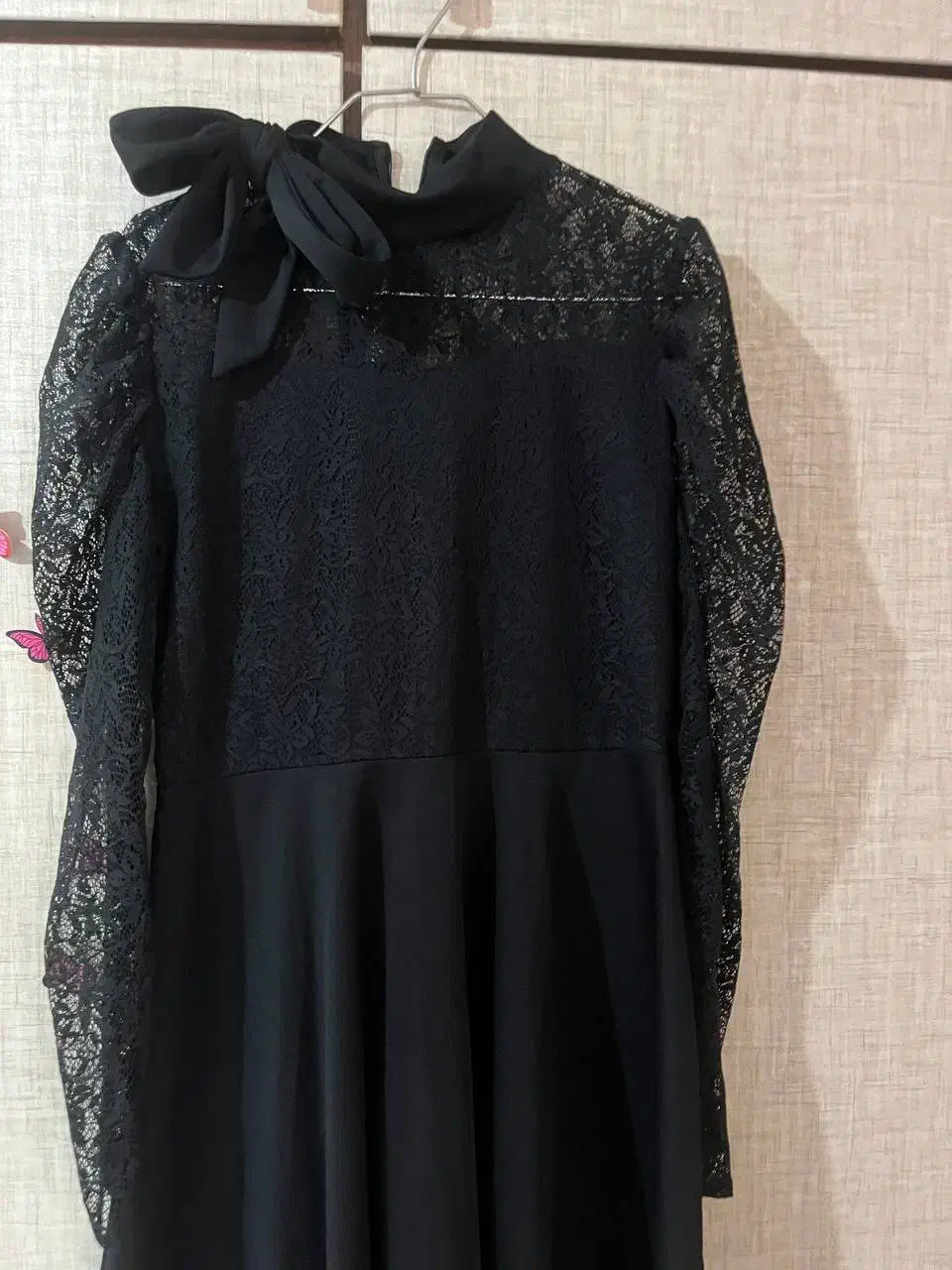 ۲ عدد لباس مجلسی صورتی و مشکی|لباس|رودسر, |دیوار