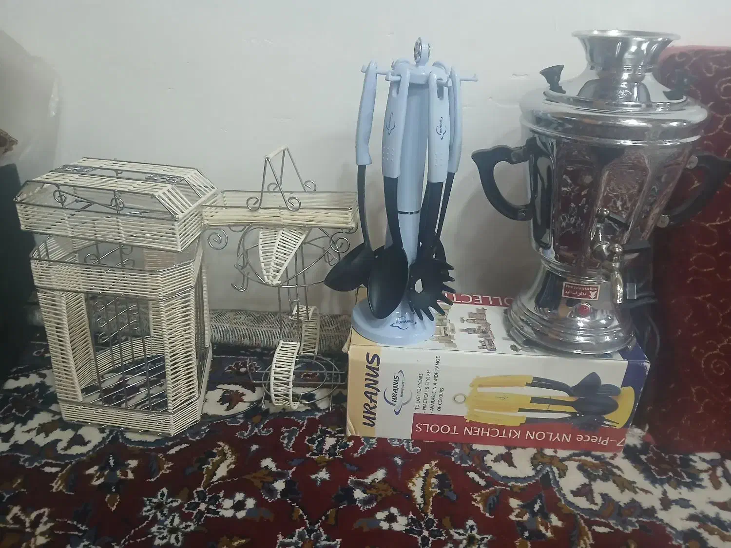 سماوربرقی به همراه|سماور، چای‌ساز، قهوه‌ساز|محمدیه-قزوین, |دیوار